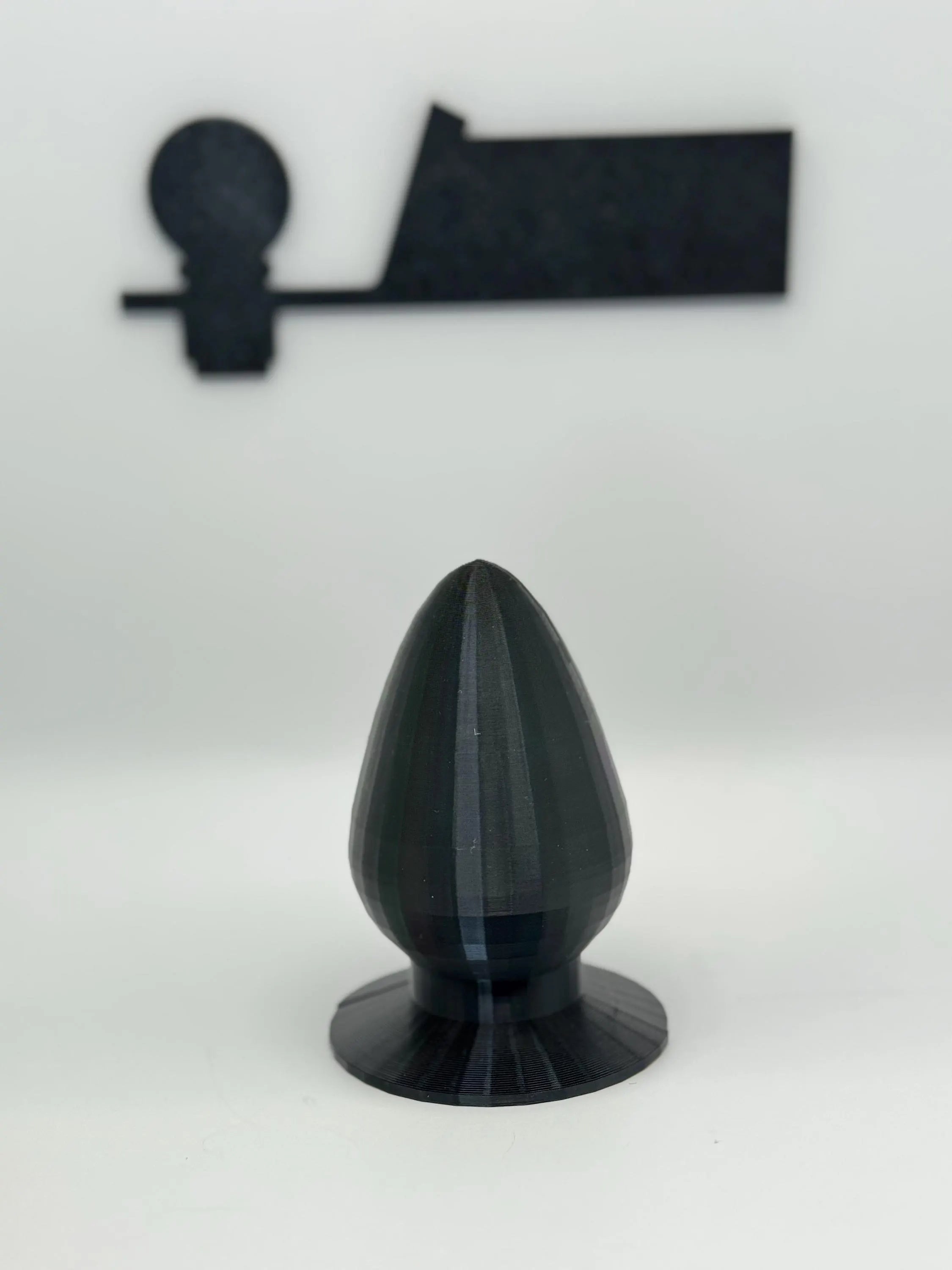 Butt Plug Trailer Hitch Ball Magnetic Cover - for 54mm Ball - ABS - Gag Gift for Truck