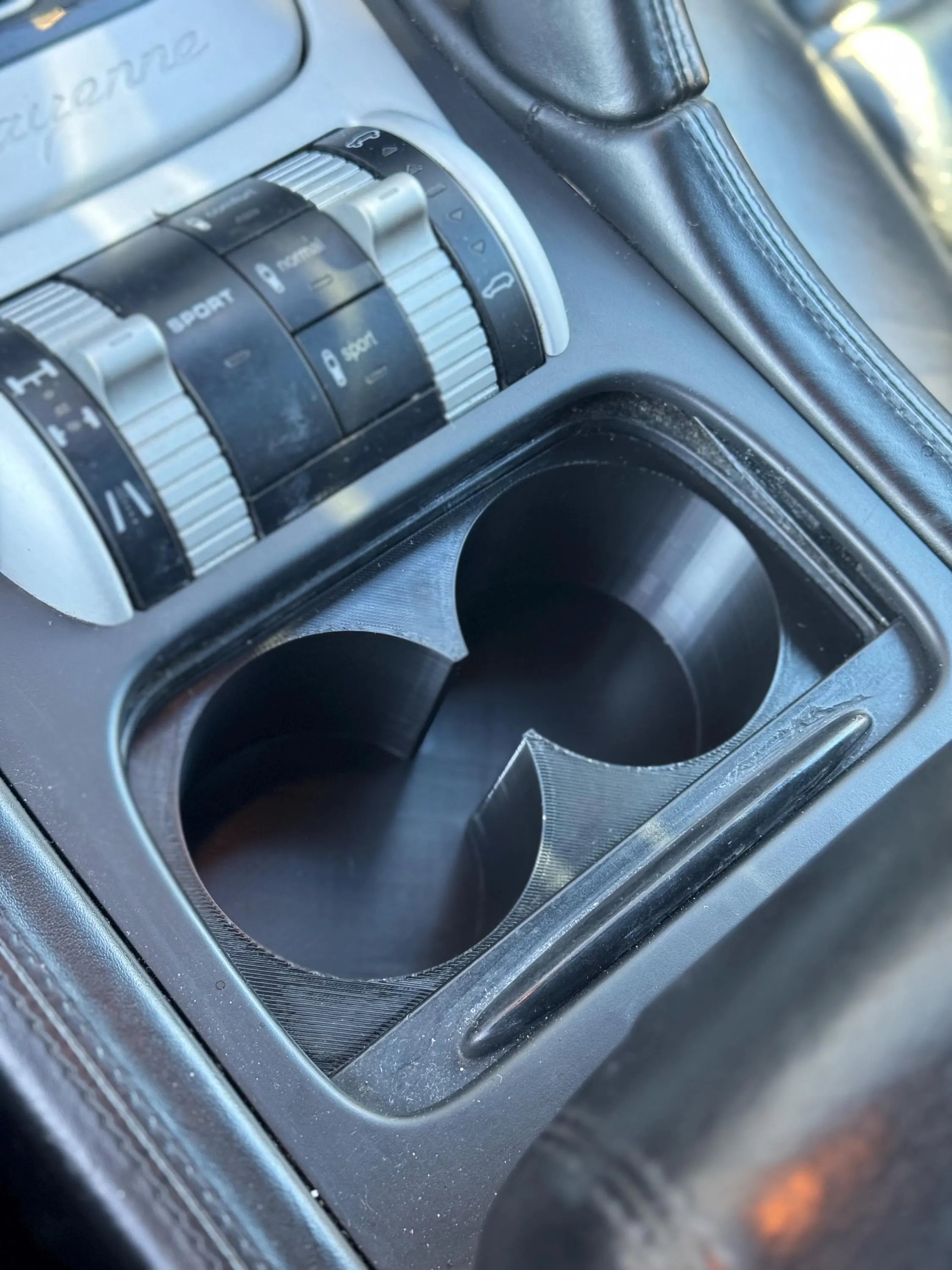 Porsche Cayenne 955 957 Dual Cup Holder Insert 2003-2010