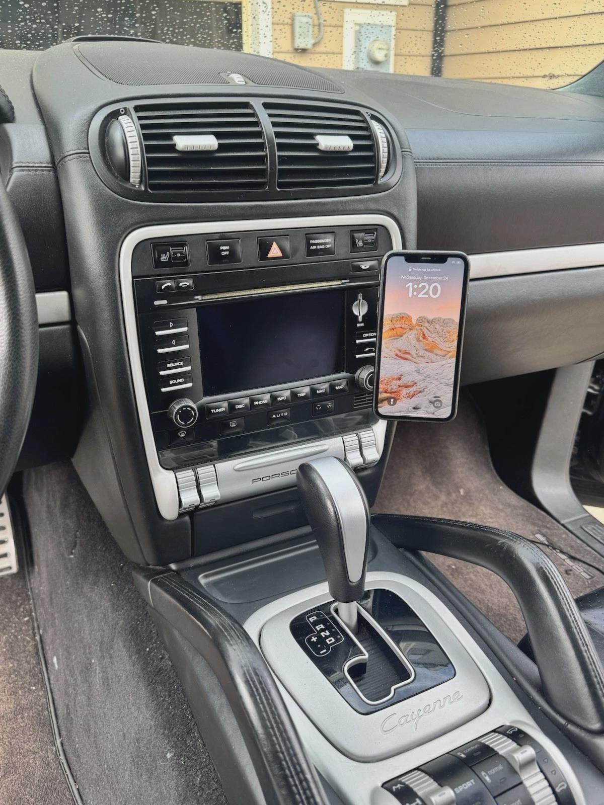 Porsche Cayenne 955 957 Dash Radio Phone Mount 2003–2010 - Mag Safe