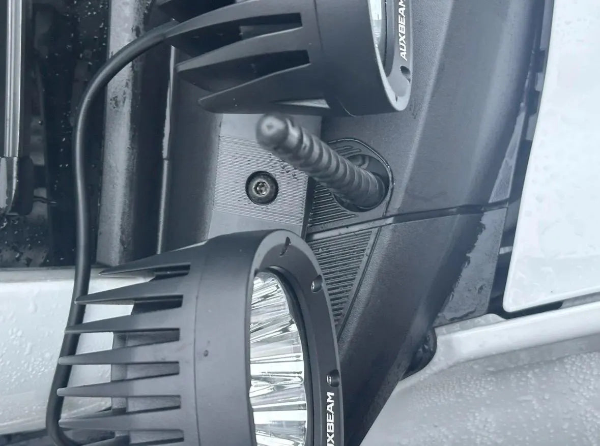 Ford Bronco 2021-2026 Gen 6 LED Dual Ditch Mounts Brackets - A Pillar  - Hardware Included
