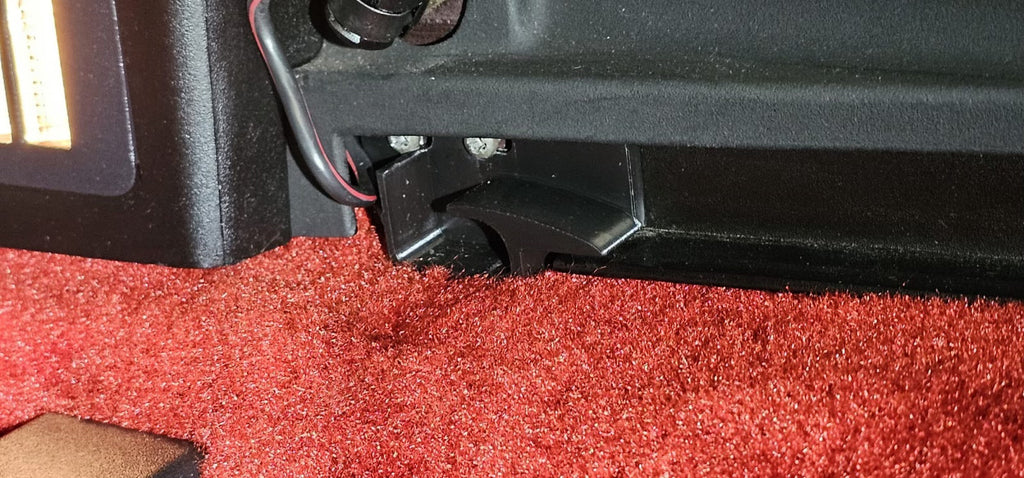 Chevrolet Corvette C4 Rear Cargo Shade Curtain Hooks 1984 - 1996 #14049016, 14049015